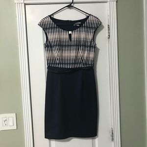 Dressbarn Navy Sheath Dress/Size 4 …